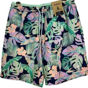 Chubbies Men 7" Classic Swim Trunks, The Night Faunas, Size S, NWT